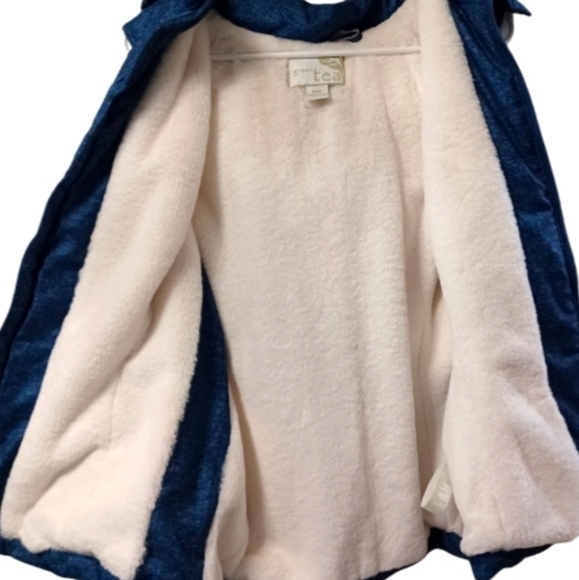 Green Tea Dark Blue Winter Vest Size Medium - Picture 5 of 13